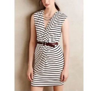 NWT Anthropologie Bailey 44 Stretchy Striped Body Con Dress